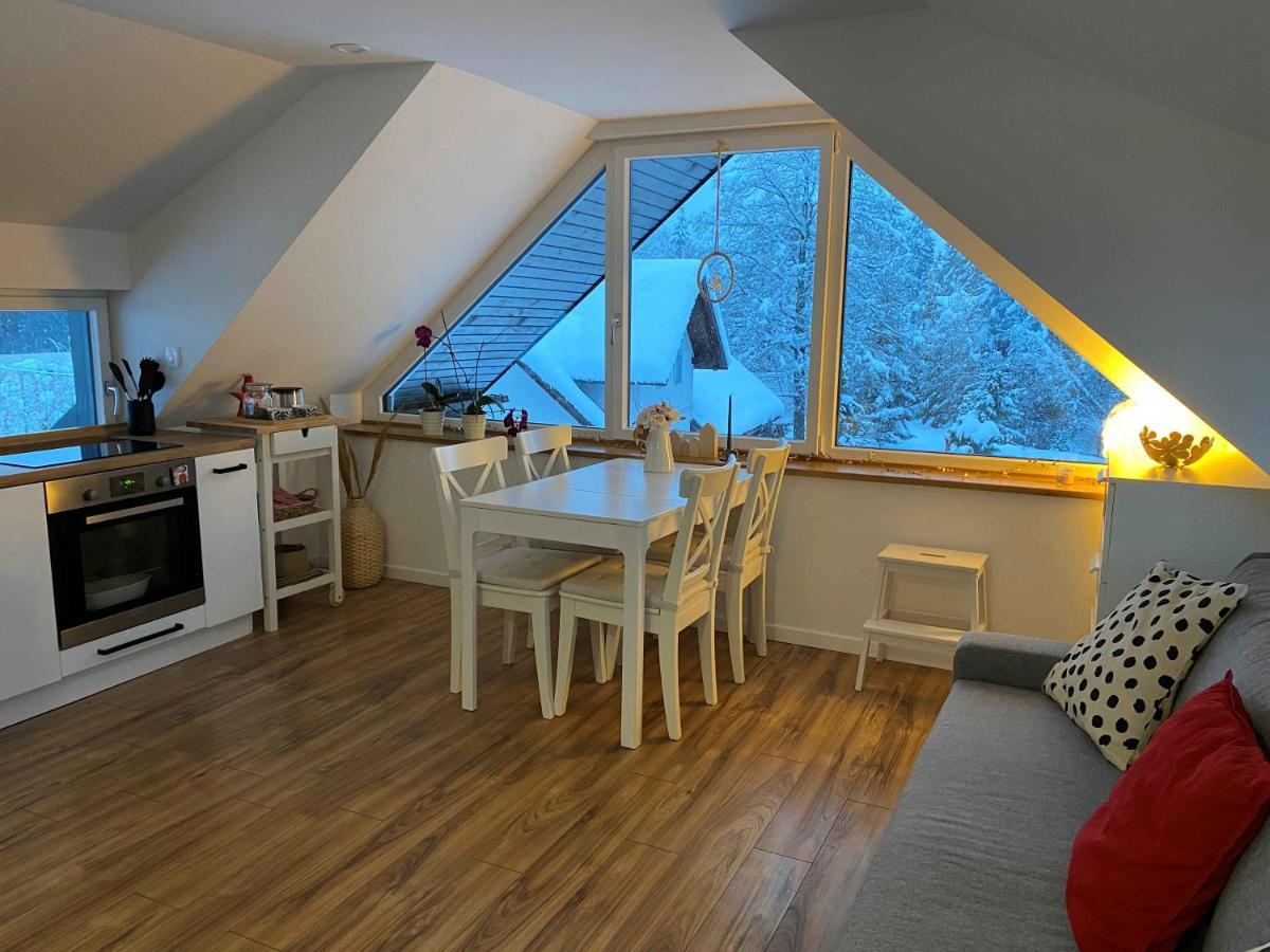 Apartment Zidana Marela - Attic With A View ครานสกา โกรา ภายนอก รูปภาพ
